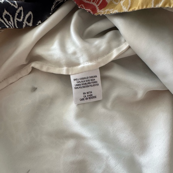 100% Silk bcbgmaxazria patchwork dress - Picture 12 of 12